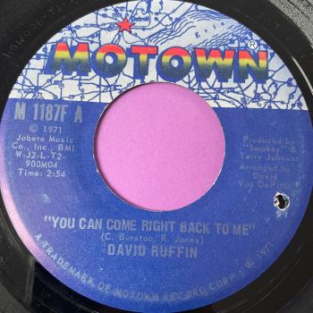 David Ruffin-You can come right back to me-Motown vg+