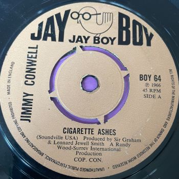 Jimmy Conwell-Cigarette ashes-UK Jay Boy E