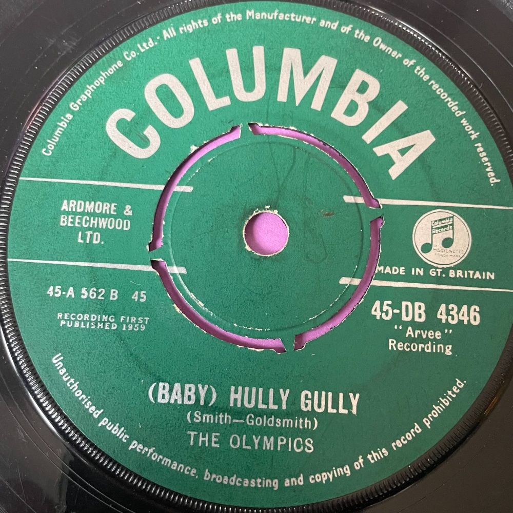Olympics-(Baby) Hully gully-UK Columbia vg+