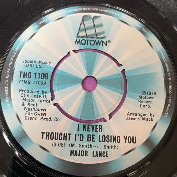 Major Lance-I never thought I'd be losing you-UK Motown E+