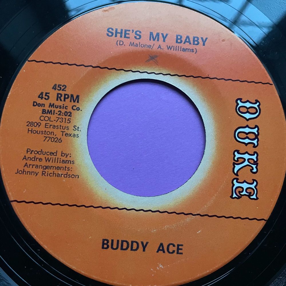 Buddy Ace-She's my baby-Duke E+