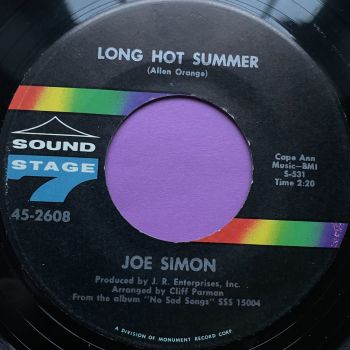 Joe Simon-Long hot summer-Sound Stage 7 E