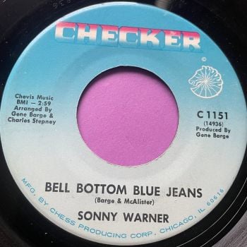 Sonny Warner-Bell bottom jeans-Checker E+