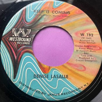 Denise LaSalle-Keep it coming-Westbound vg+