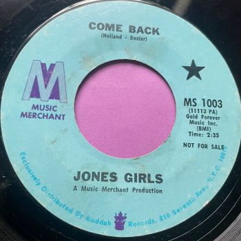 Jones Girls-Come back-Music Merchant E+