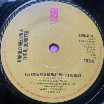 Harold Melvin & The Blue Notes-You know how to make me feel good-UK PIR M-