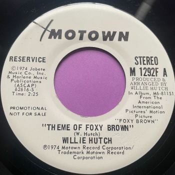 Willie Hutch-Theme of foxy brown-Motown  WD E+