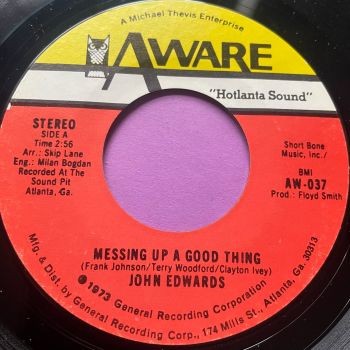 John Edwards-Messing up a good thing-Aware E+