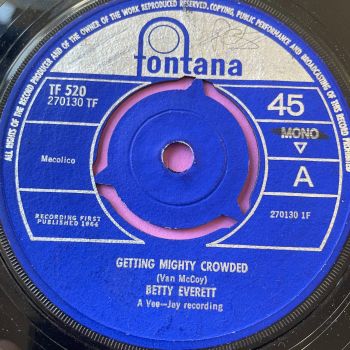 Betty Everett-Getting mighty crowded-UK Fontana E+