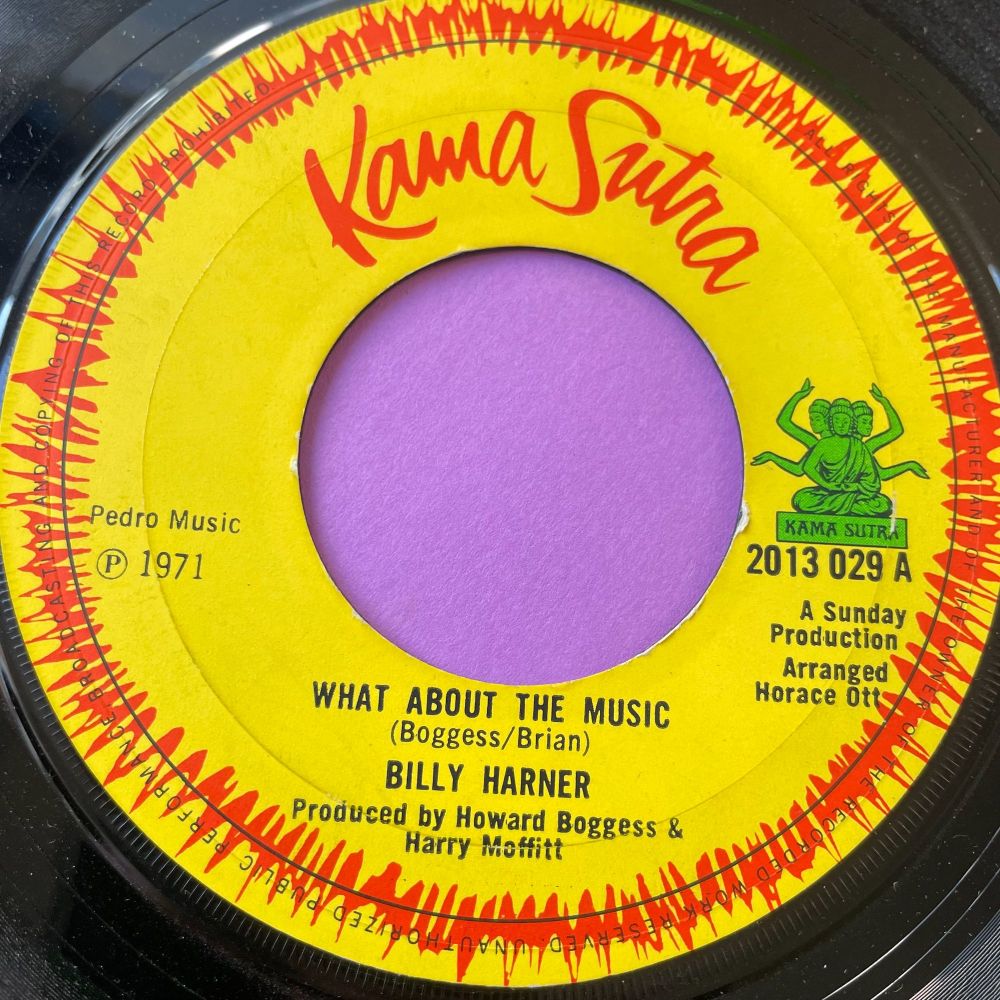 Billy Harner-What about the music-UK Kama Sutra E+