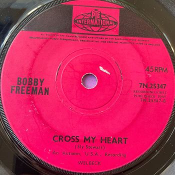Bobby Freeman-The duck/ Cross my heart-UK Pye Int. vg+