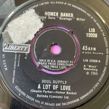 Homer Banks-A lot of love-UK Liberty LT E