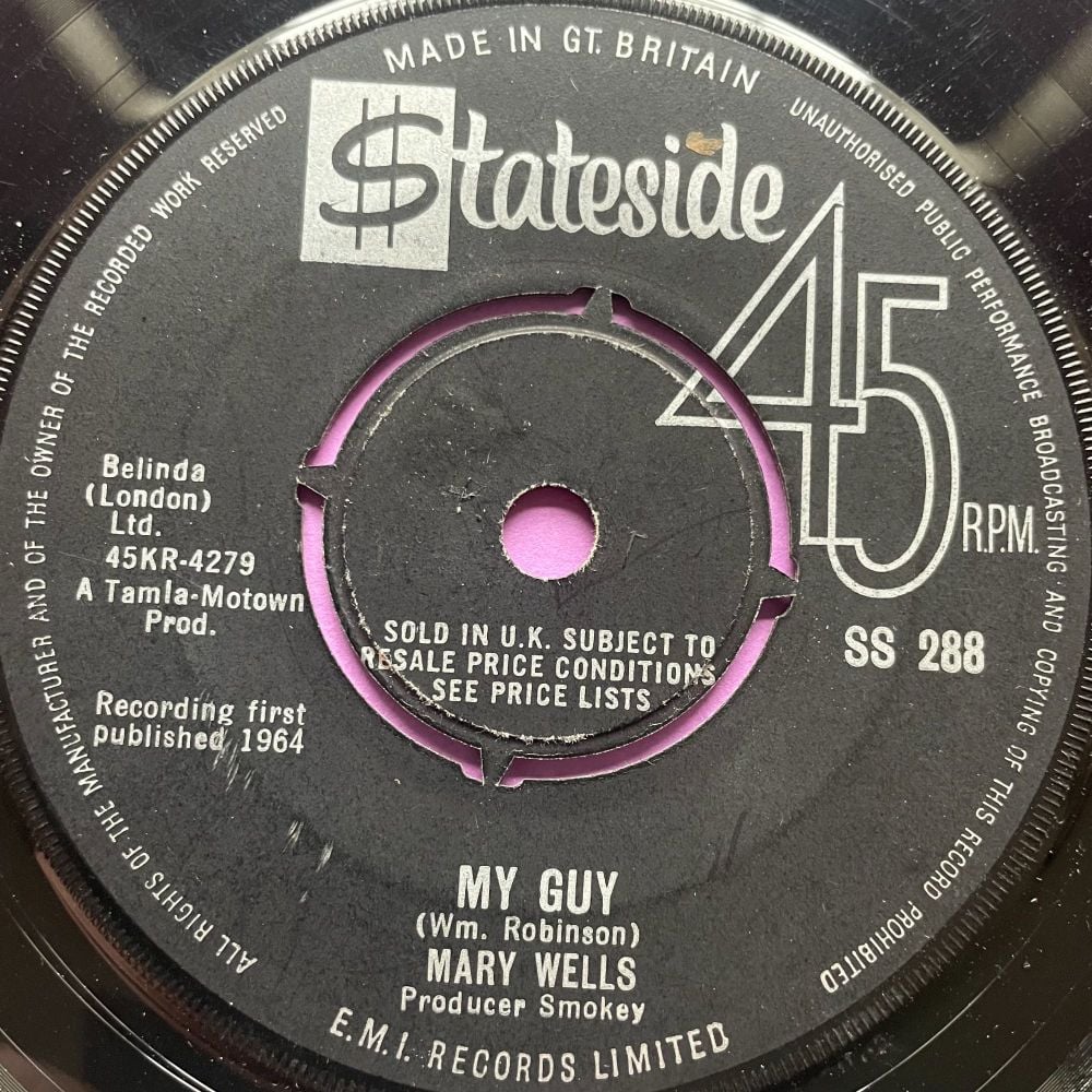 Mary Wells-My guy-UK Stateside E