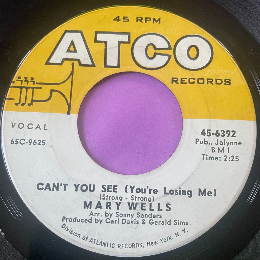 Mary Wells-Can't you see/Dear lover-Atco E+