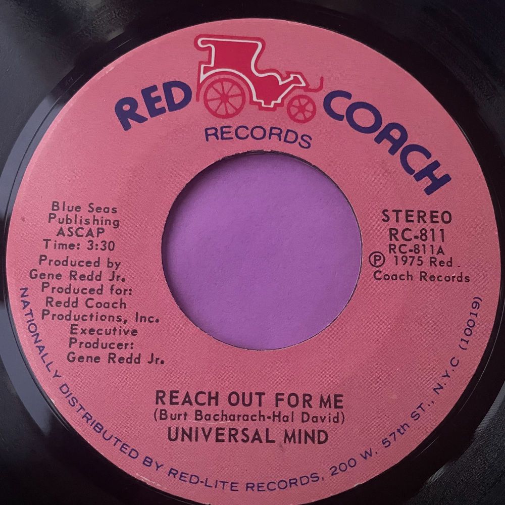 Universal Mind-Reach out for me-Red Coach E
