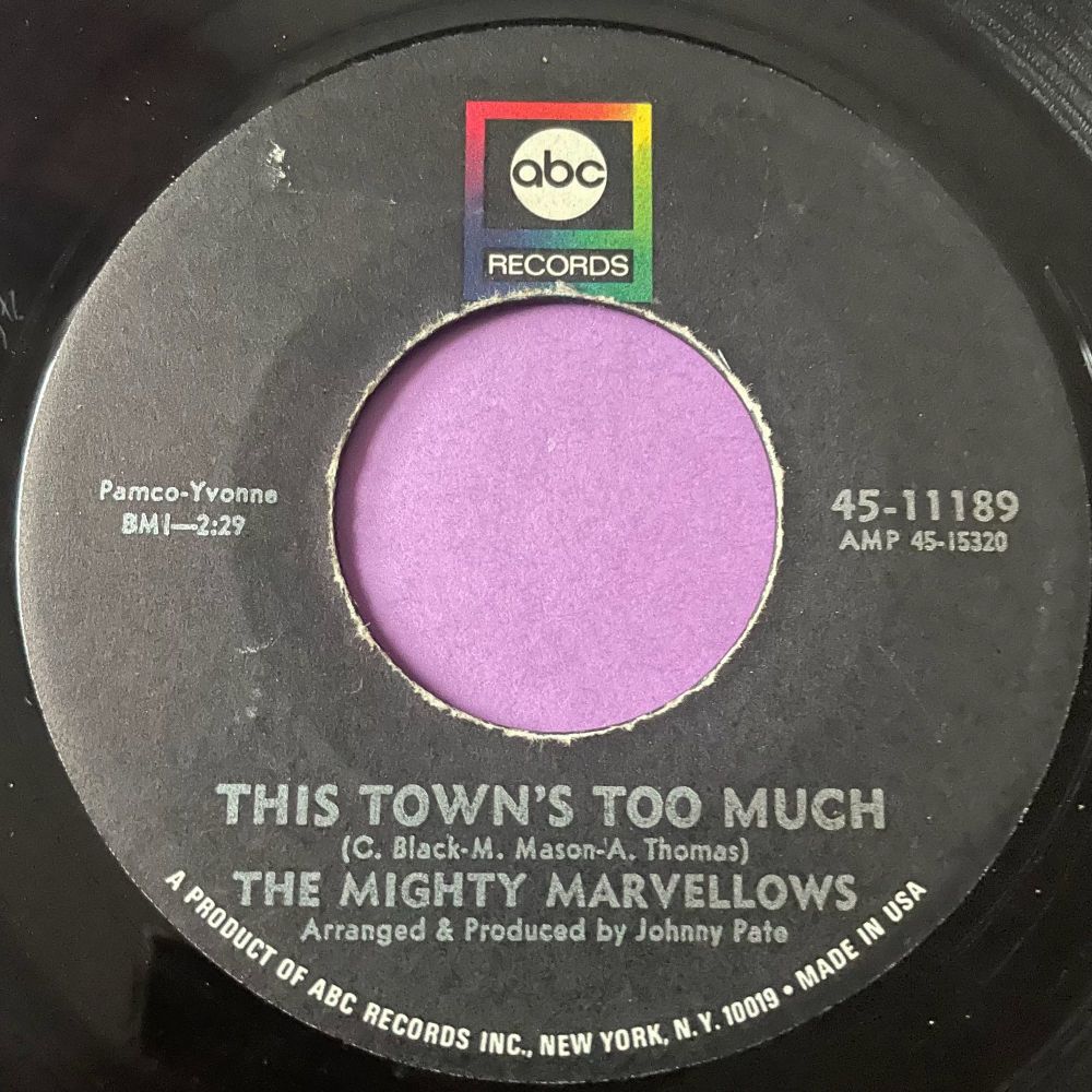 Mighty Marvellows-This town's too much-ABC E+