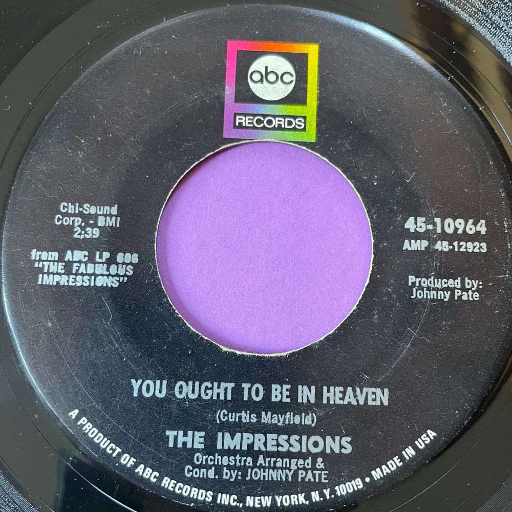 Impressions-You ought to be in heaven-ABC E