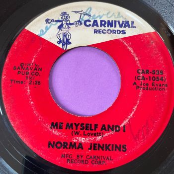 Norma Jenkins-Me myself and I-Carnival wol vg+