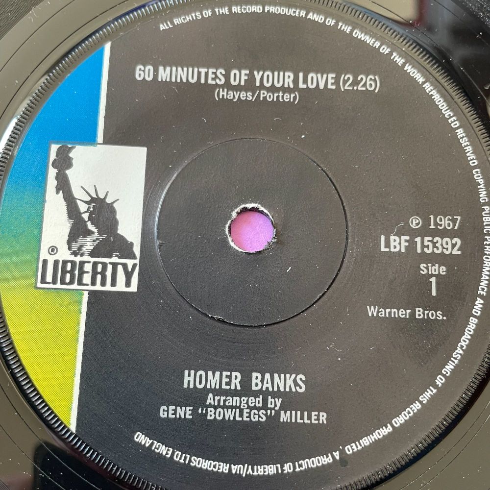 Homer Banks-60 Minutes of your love-UK Liberty E+