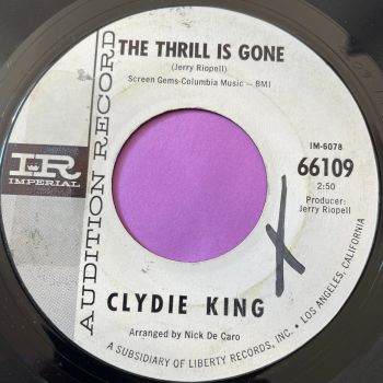 Clydie King-The thrill is gone-Imperial WD E