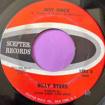 Billy Byers-Remind me of my baby/ Just once-Scepter vg+