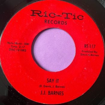 J.J Barnes-Say it-RicTic E+