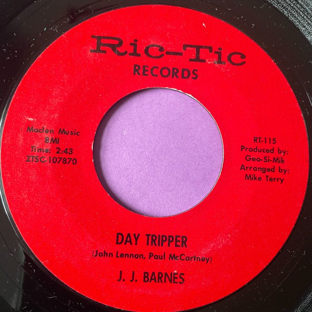 J.J Barnes-Day tripper/ Don't bring me bad news-RicTic E+