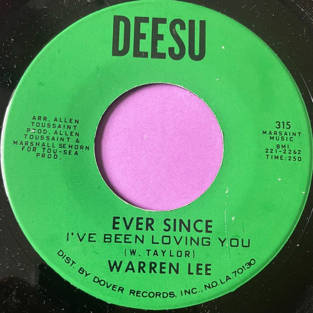 Warren Lee-Ever Since I've been loving you-Dessu E+