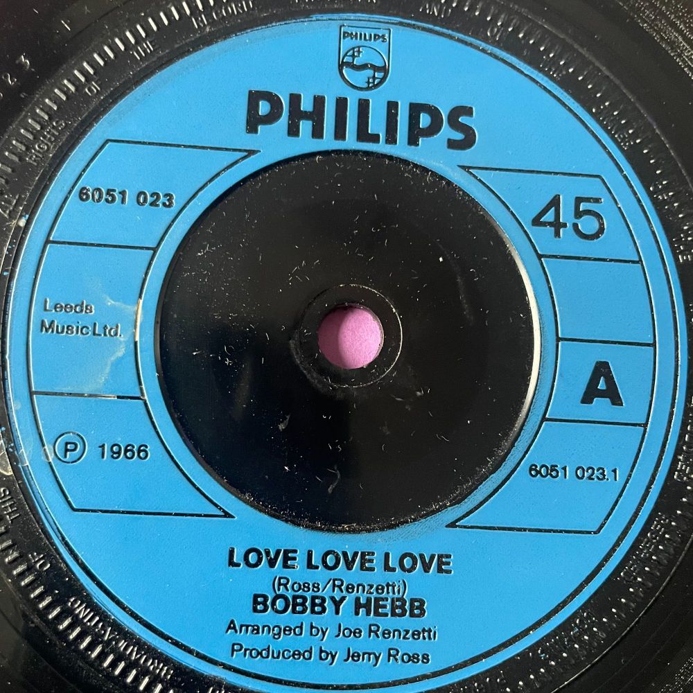 Bobby Hebb-Love, love,love-UK Philips E+