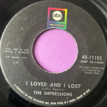 Impressions-I loved and I lost-ABC E