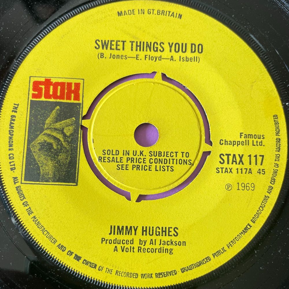 Jimmy Hughes-Sweet things you do-UK Stax E+
