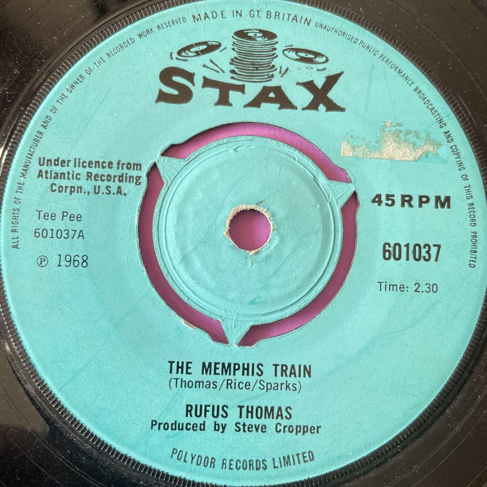 Rufus Thomas-The Memphis train-UK Stax vg+