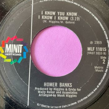 Homer Banks-I know you know I know I know-UK Minit E+