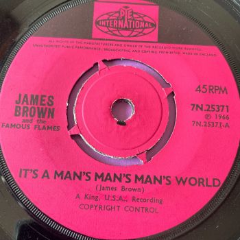 James Brown-It's a mans world-UK Pye E+
