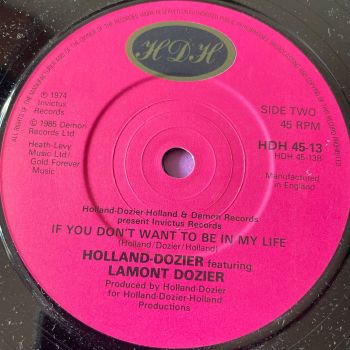 Holland Dozier-If you don't want to be in my life-UK HDH M-