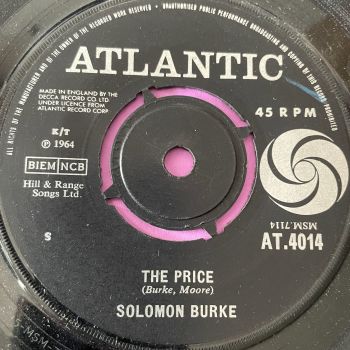 Solomon Burke-More rockin' soul/ The price-UK Atlantic E+