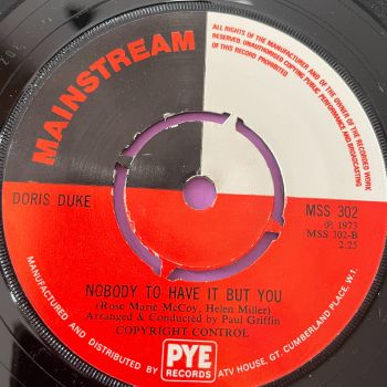 Doris Duke-Nobody to have it but you-UK Mainstream E+