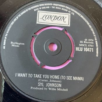 Syl Johnson-I want to take you home-UK London E+