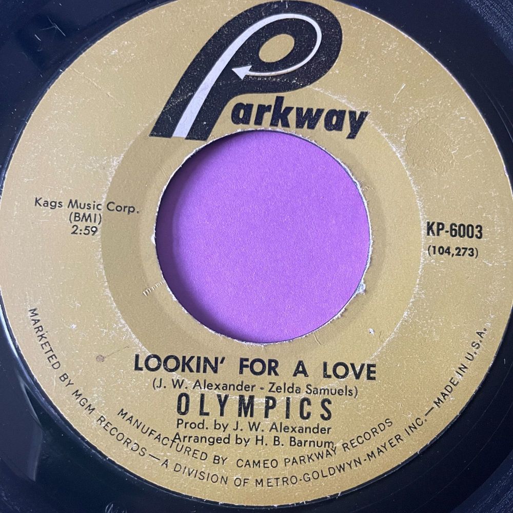 Olympics-Lookin' for a love-Parkway vg+