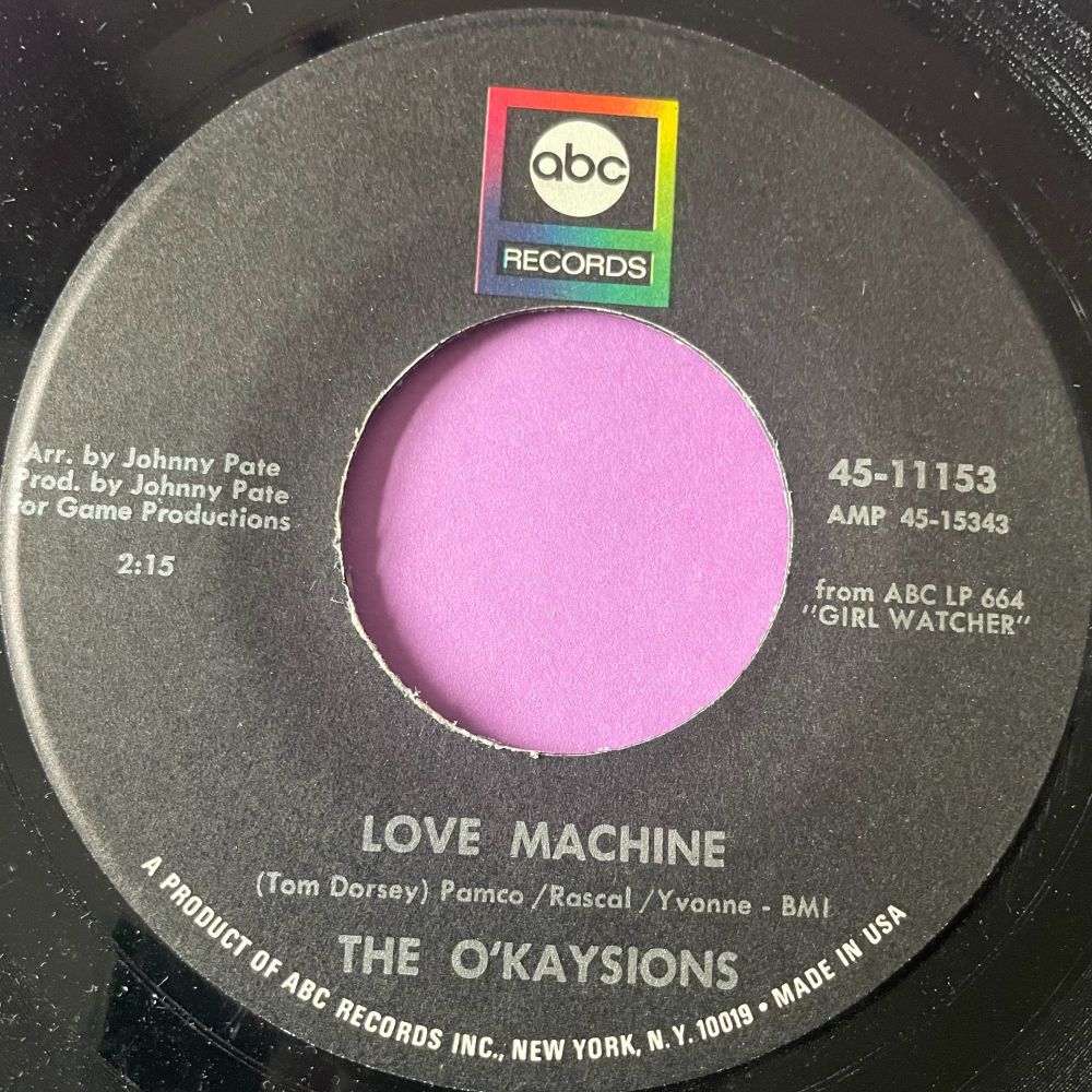 O'Kaysions-Love machine-ABC E+