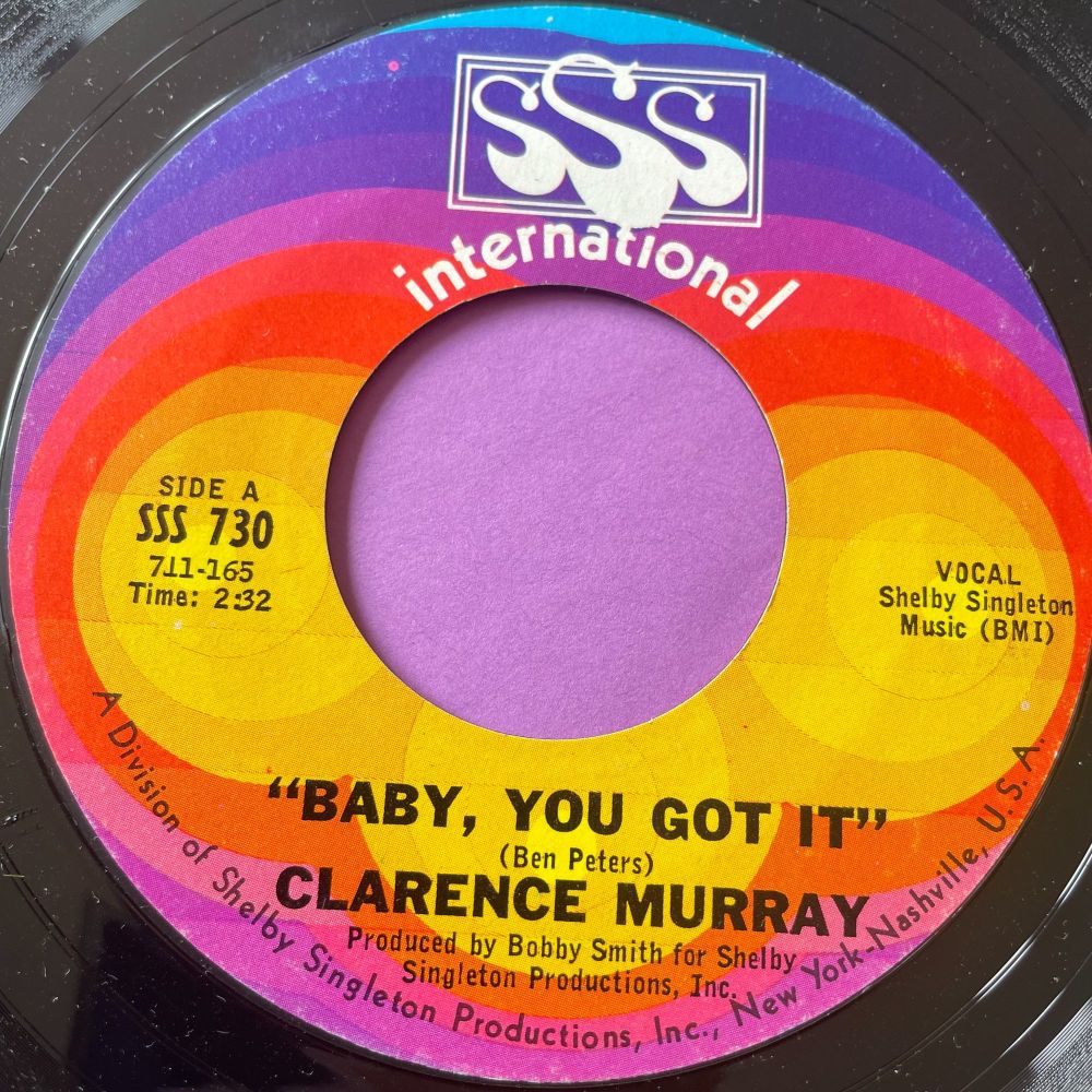 Clarence Murray-Baby you got it-SSS INt. E+