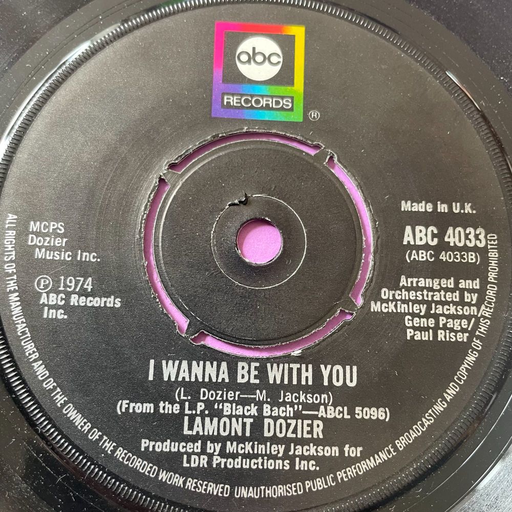 Lamont Dozier-I wanna be with you-UK ABC E+