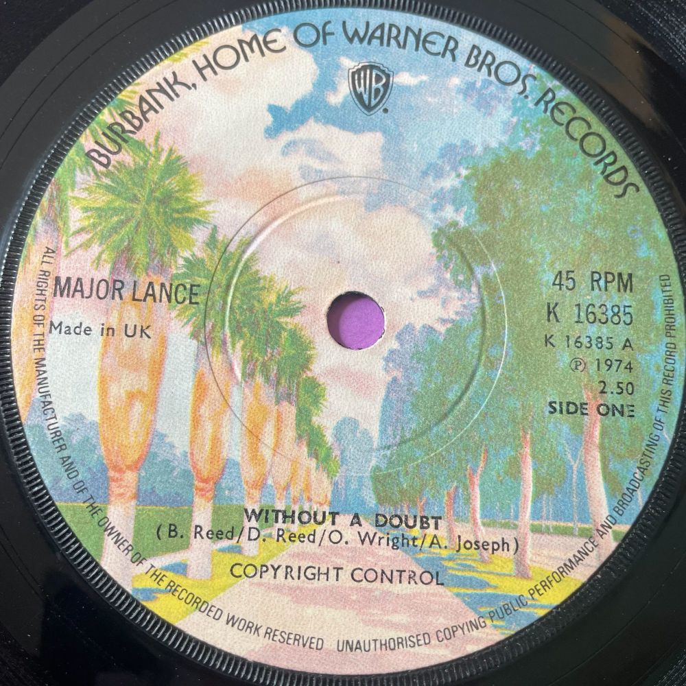 Major Lance-Without a doubt-UK WB E+