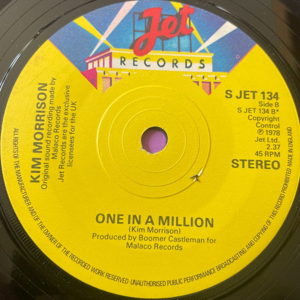 Kim Morrison-One in a million-UK Jet E+
