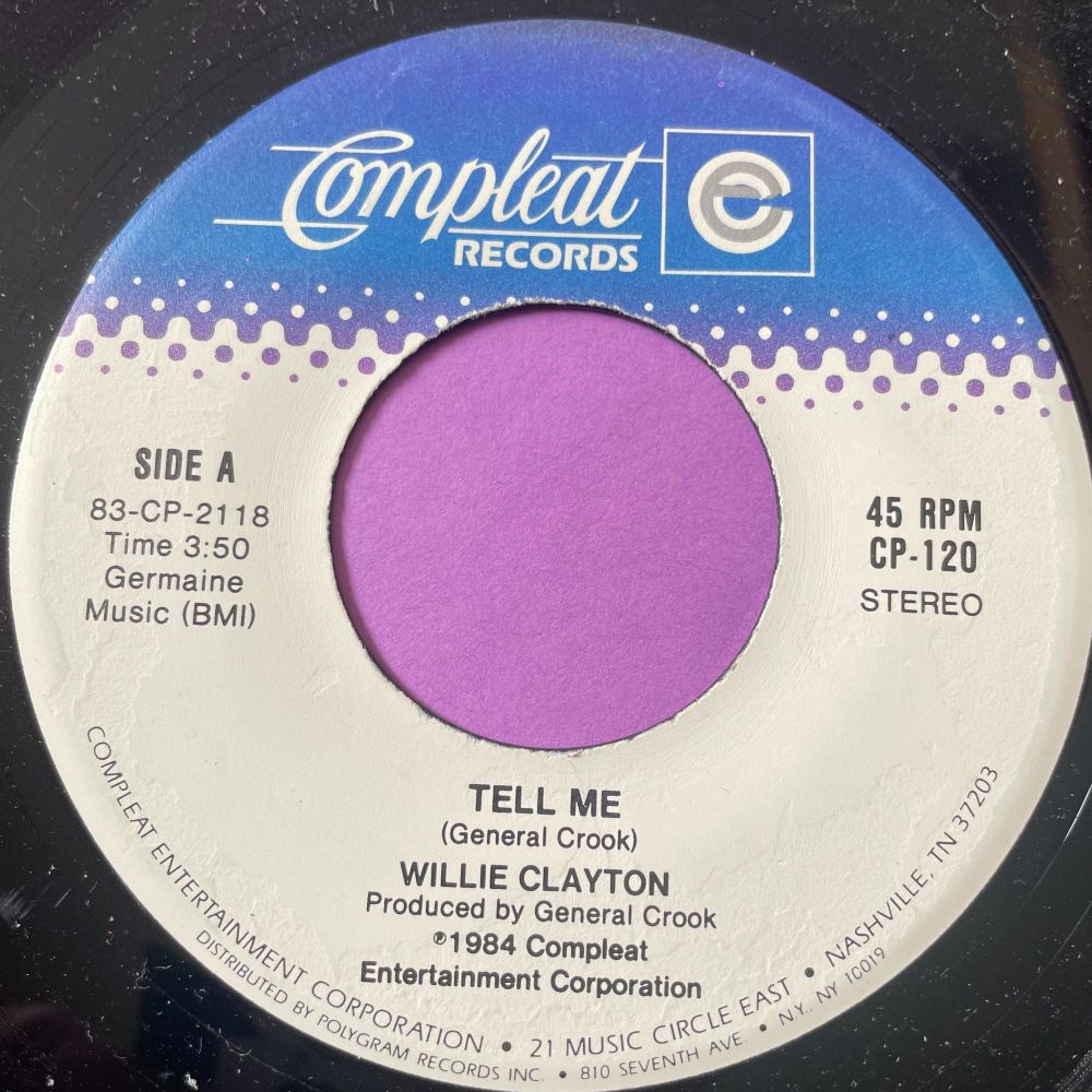 Willie Clayton-Tell me-Compleat E+