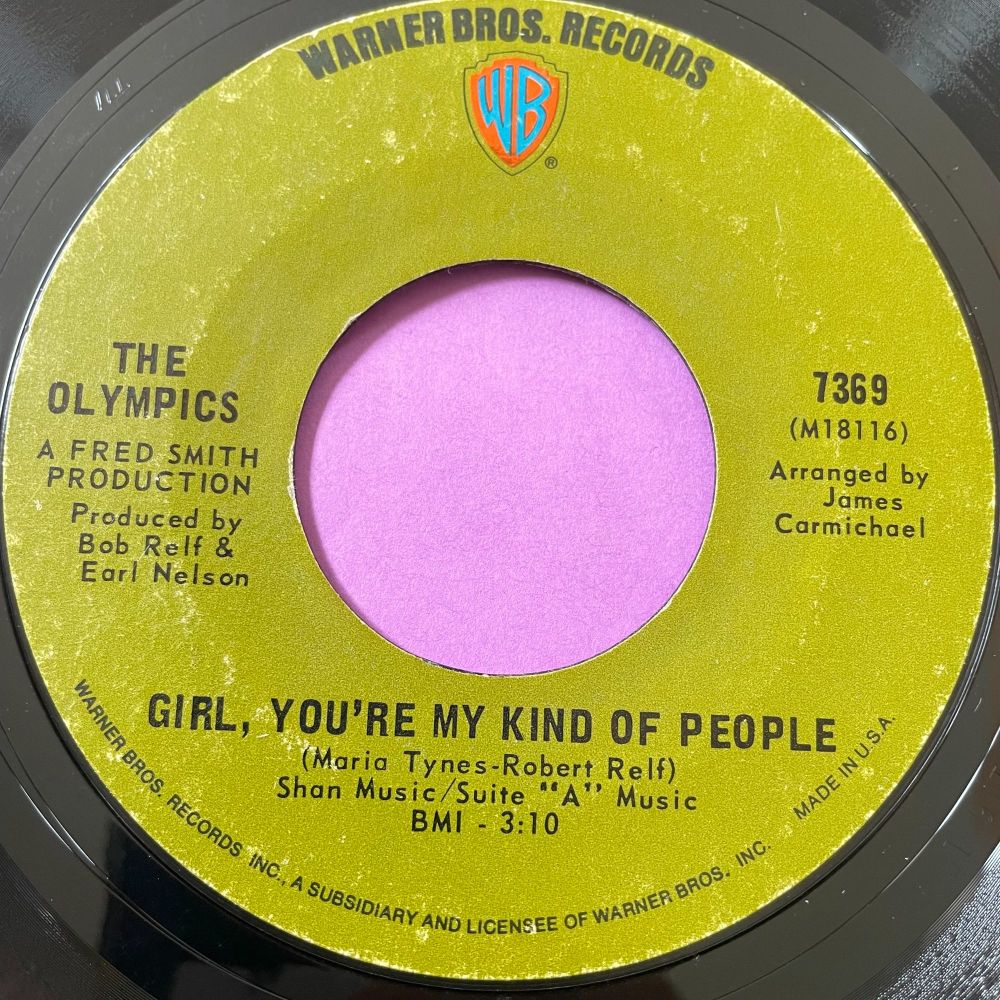 Olympics-Girl, You're my kind of people-WB E