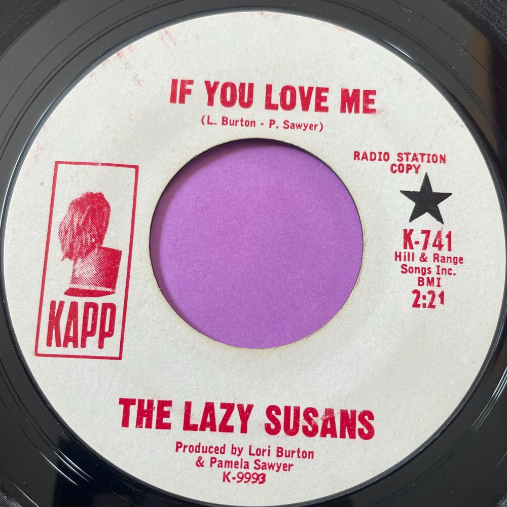 Lazy Susans-If you love me-Kapp WD E