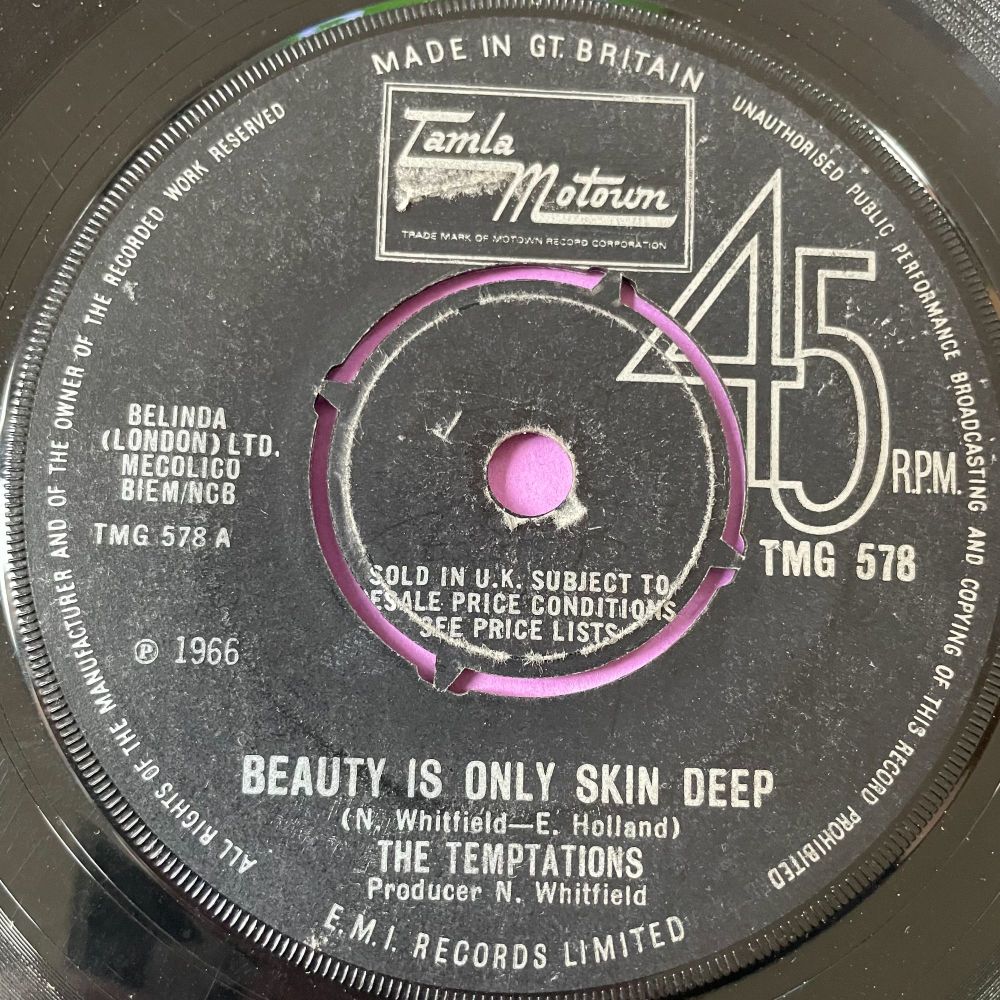 Temptations-Beauty is only skin deep-TMG 578 vg+
