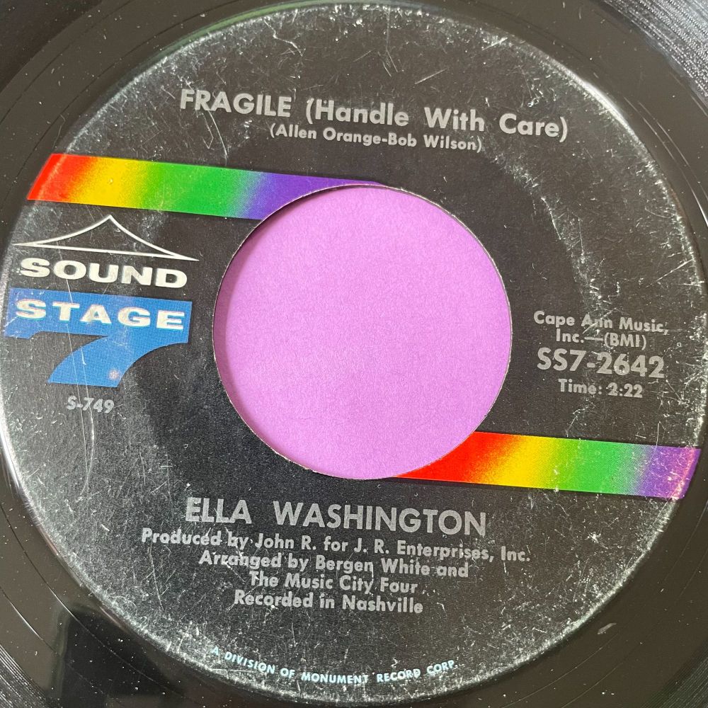 Ella Washington-FRagile (Handle with care)-Sound Stage 7 vg+