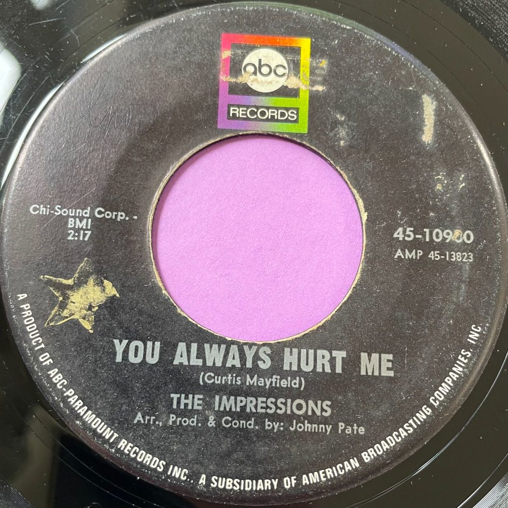 Impressions-You always hurt me-ABC E